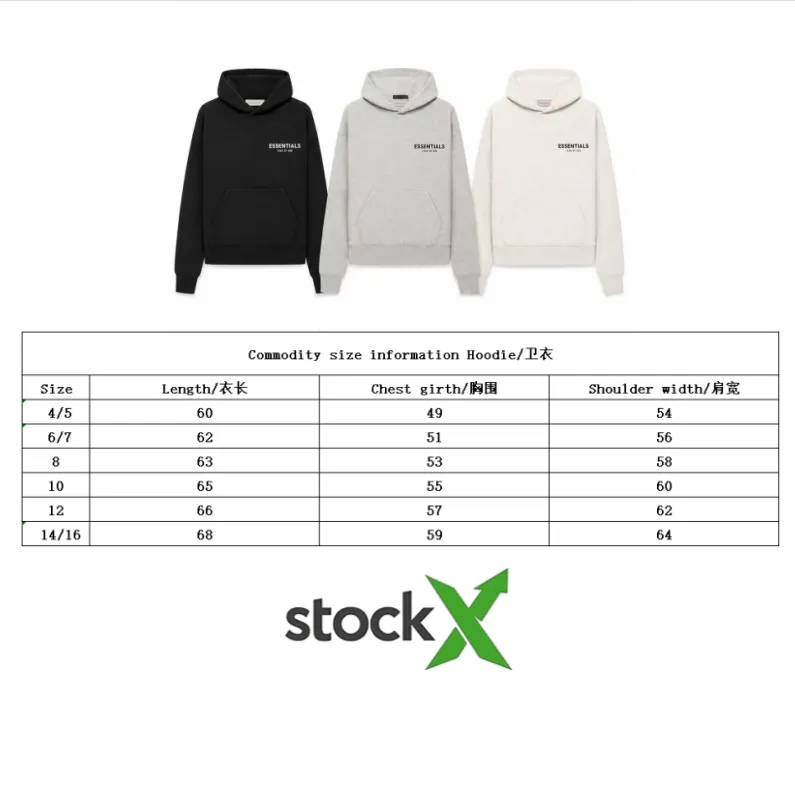 🦋 ｜ Hot Sale🦋 103 Fear of God Essentials 22 Series Same Style Premium ！ ， ！ 、 ！ ， ， Breathable、 。 & ， ， 。 + ， ， 、 、 ， ， ， ！ ， ， 、 ， Versatile， ！ ：Black Dark Gray Light Gray Size：4/5 6/7 8 10 12 14/16